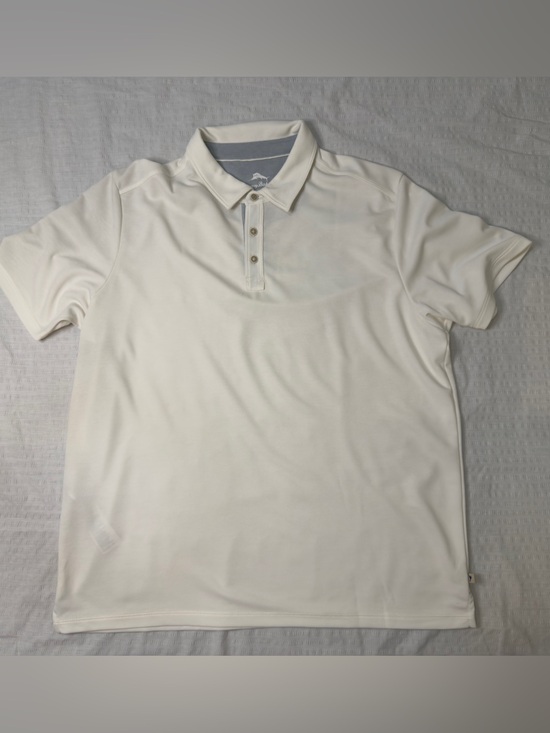 Tommy Bahama Other - Tommy Bahama Men's Cream/White Polo Shirt